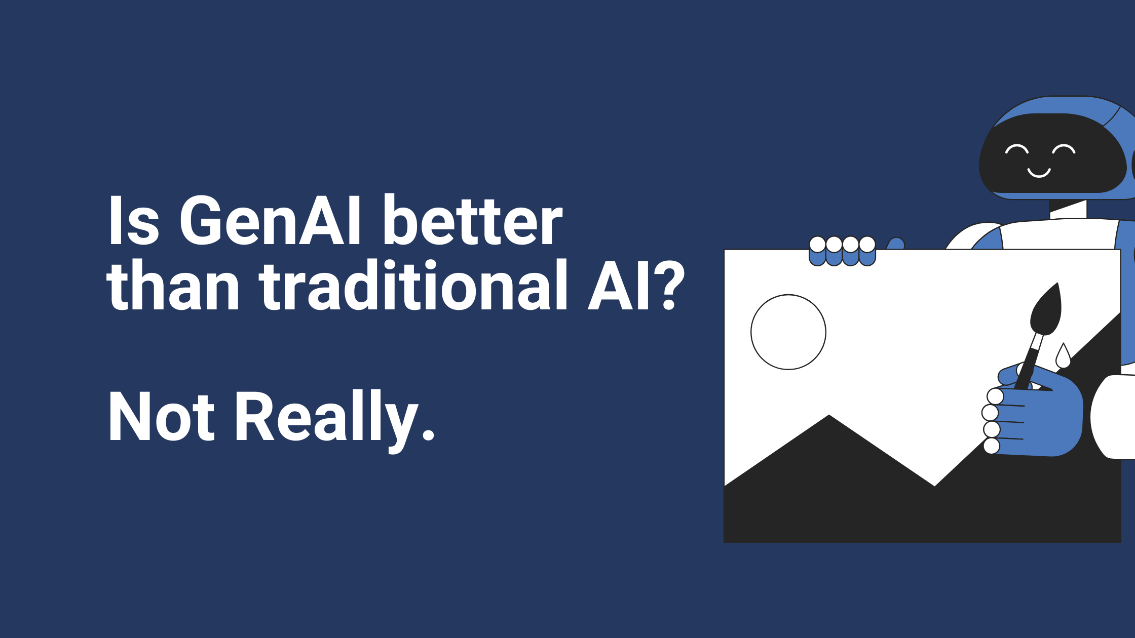 Generative AI vs machine learning